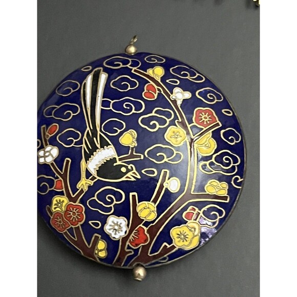 Vintage Lot Of 19 Cloisonné Jewelry Lot Bracelets Bangles Necklaces Pendant, etc - Picture 6 of 16